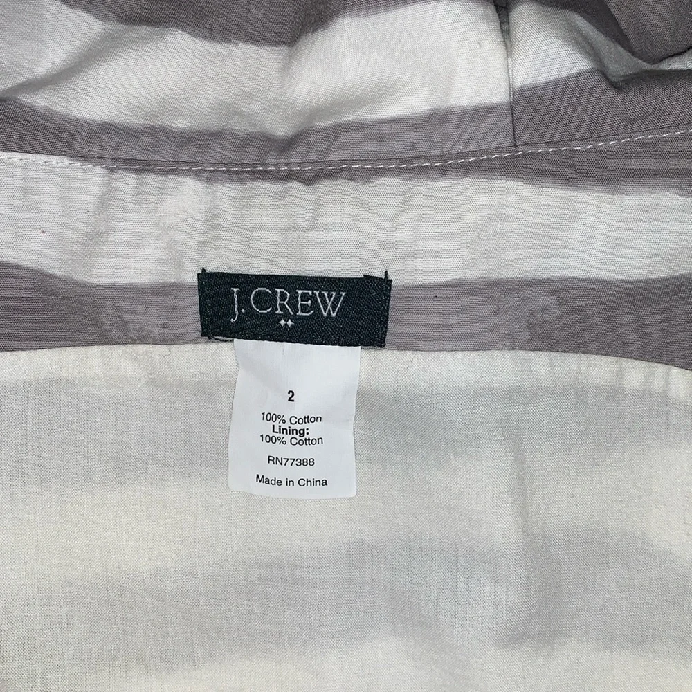 J Crew Zebra Dress.  Size‎ 2.